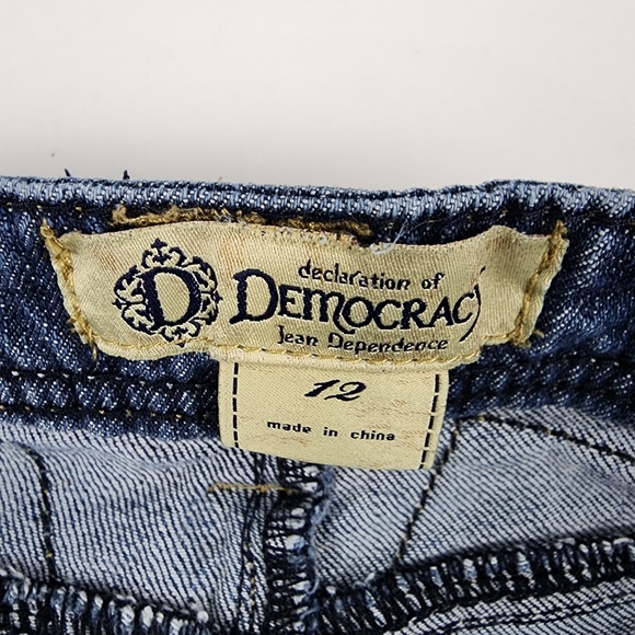 Democracy Jeans Flap Pockets Mid Rise Ankle Pants Size 12 (32x25) - Picture 4 of 10